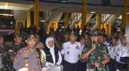 Panglima TNI Laksamana TNI Yudo Margono meninjau langsung kesiapan Surabaya dalam menghadapi arus mudik 2023 di terminal Purbaya. (Foto: Puspen TNI Kolonel Sus Aidil)