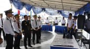 KN Pulau Nipah-321 menjadi satu-satunya Coast Guard yang mengikuti ajang International Maritime Defence (IMDEX) Asia 2023 di Singapura. (Foto: Humas Bakamla RI)