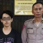 RAK (18) asal Rusunawa Gunungsari Surabaya yang tabrak polisi dan wartawan yang sedang bertugas meliput Operasi Zebra Semeru 2023 ditetapkan jadi tersangka. (Foto: Istimewa)
