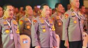 Kapolri Jenderal Listyo Sigit Prabowo mengingatkan jajaran Kasatwil Polri untuk waspada terhadap ancaman terorisme dan konflik yang dapat mengganggu tahapan dan pelaksanaan Pemilu 2024. (Foto: PMJNews)